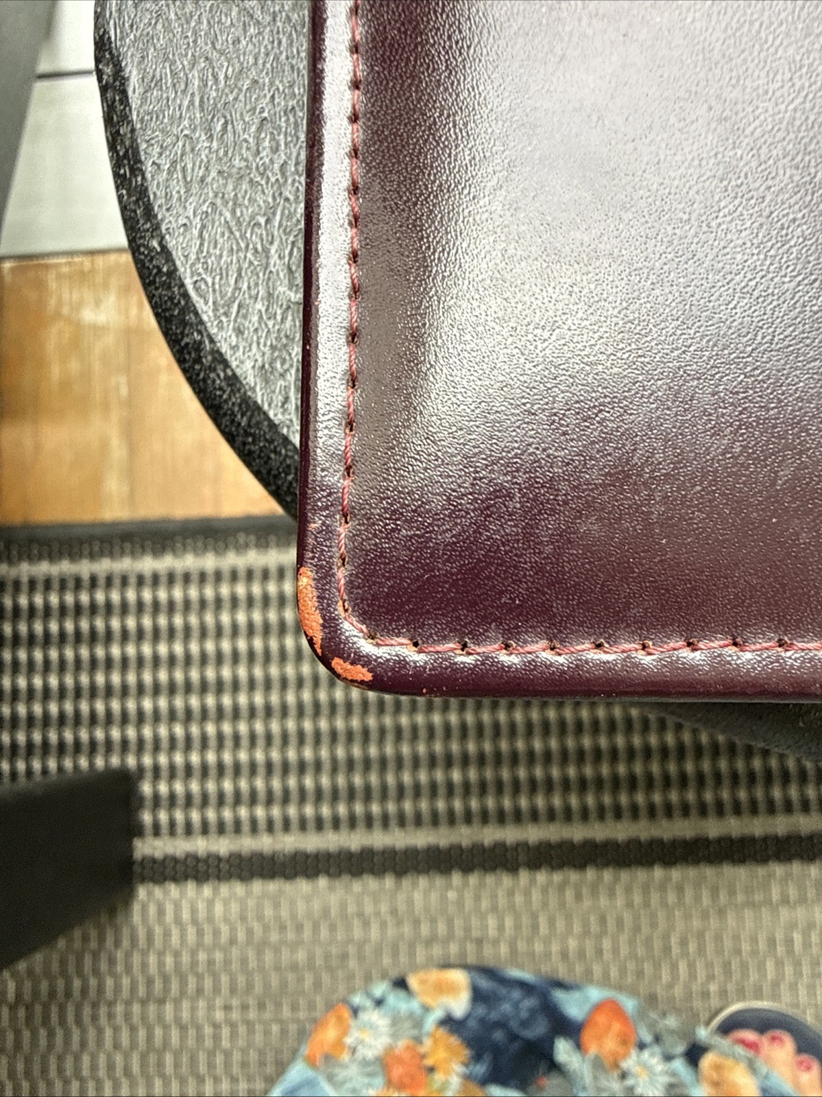 Vintage Brown Leather Portfolio 12.5″ x 9.5″