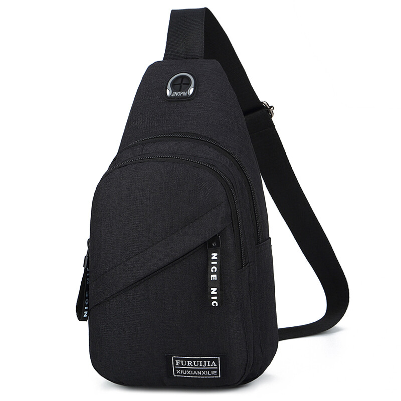Sling Bag Chest Bag Sports Travel Backpack Cross Body Handbag Shoulder Pack Mens