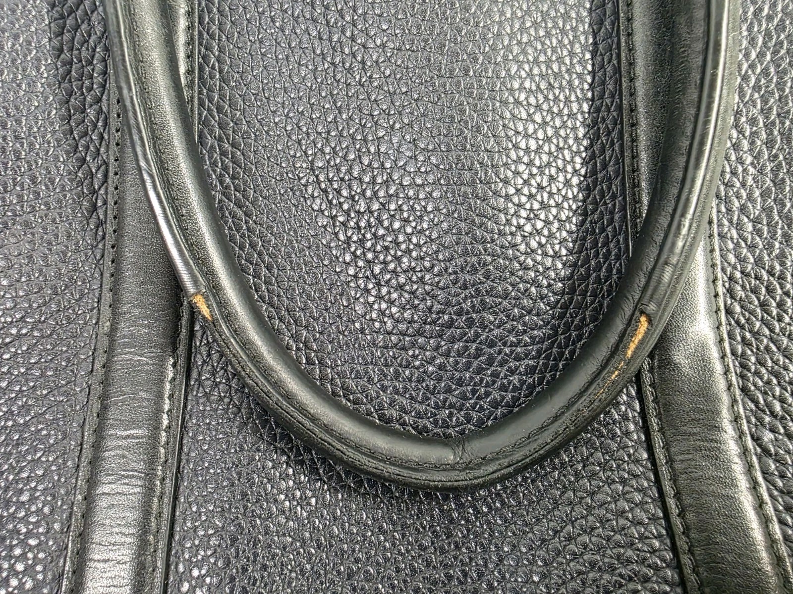 Coach Men’s Business Bag Metropolitan Brief Navy/Black Leather 57781 Worn