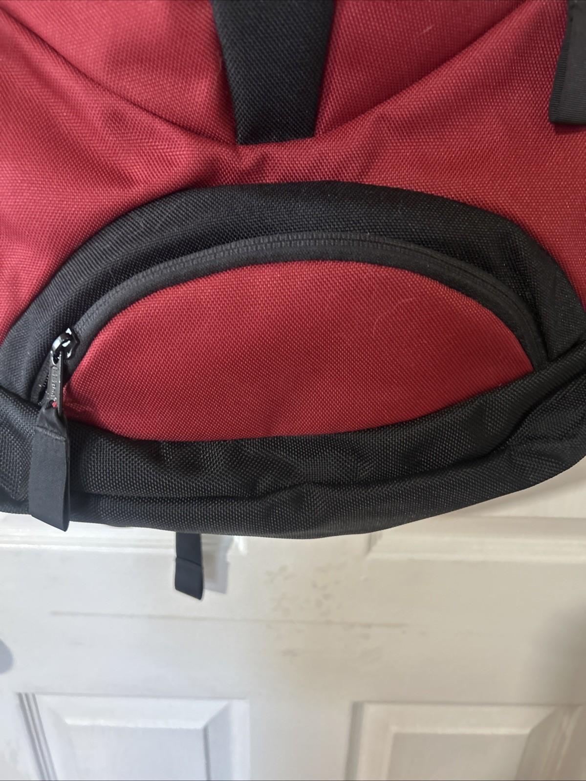 Large Maroon Heavy duty Ll Bean Backpack Single Strap Side/top Handle