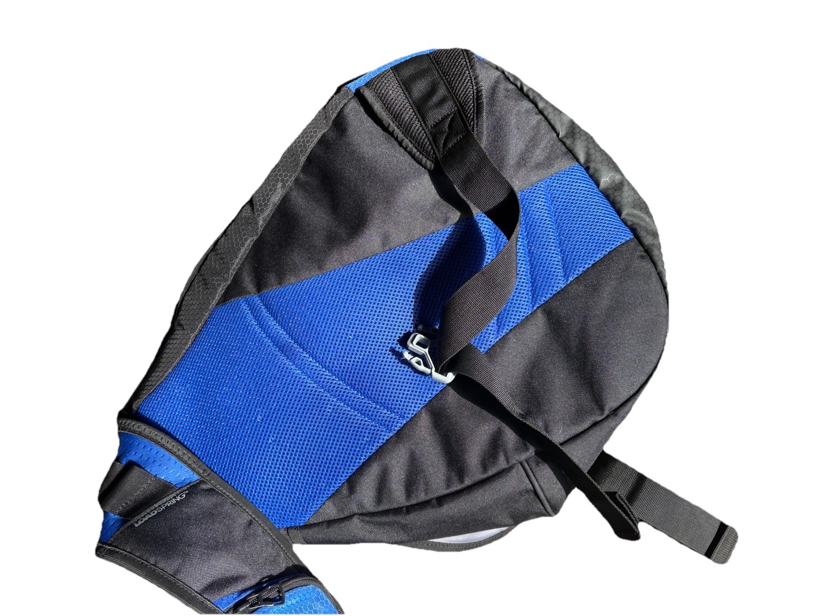 Adidas Y2K One Shoulder Messenger Bag backpack Blue Ripstop Vintage Yeezy