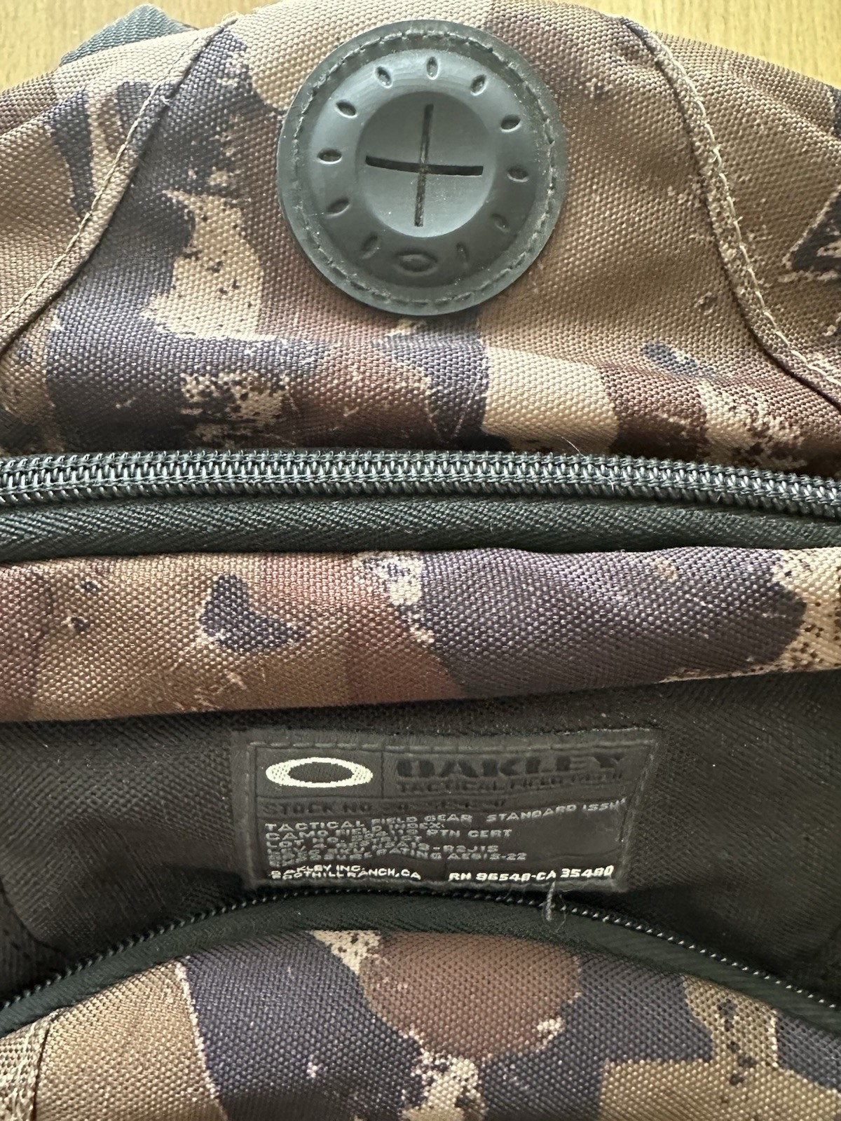 VTG Y2K Oakley Planet Pack Brown Camo Tactical Field Gear Backpack GORPCORE