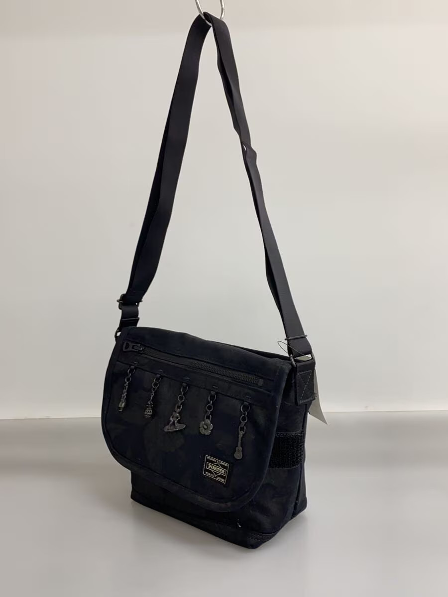 PORTER Shoulder Bag BLK Floral