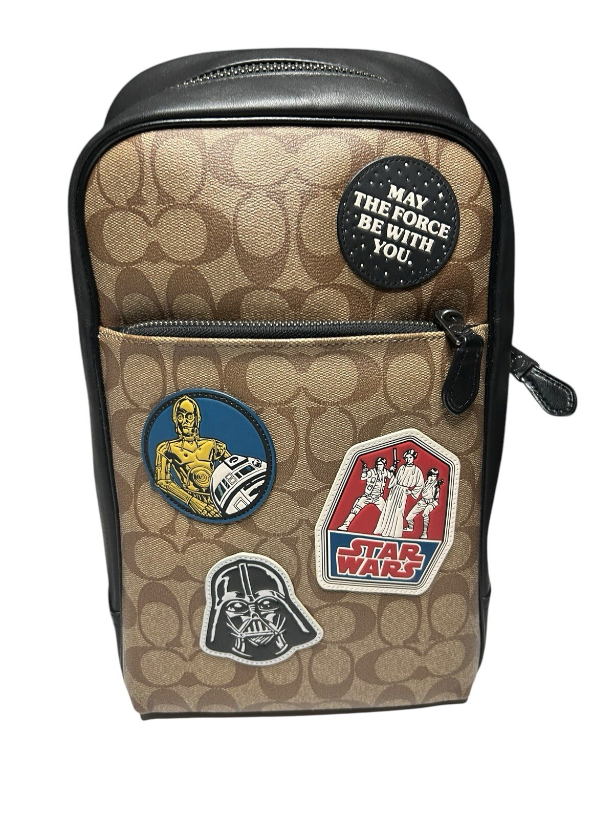 COACH X STAR WARS Westway Pack Sling Bag Crossbody Signature Canvas