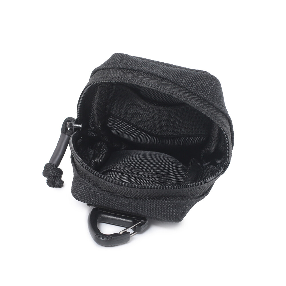 Men Tactical Molle Keychain Pouch Portable Mini EDC Pocket Coin Key Earphone Bag