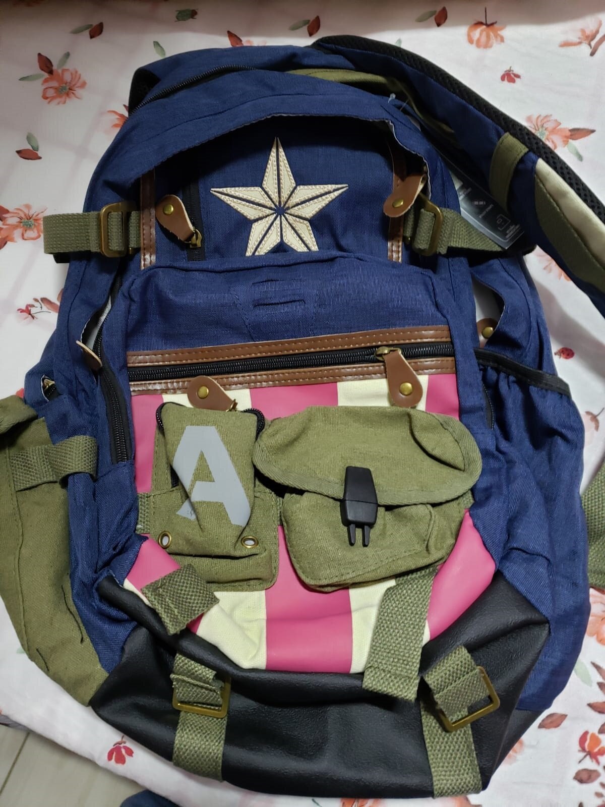 Disney- Avengers* Deadpool Batman Captain America Backpack Schoolbag Laptop Bag