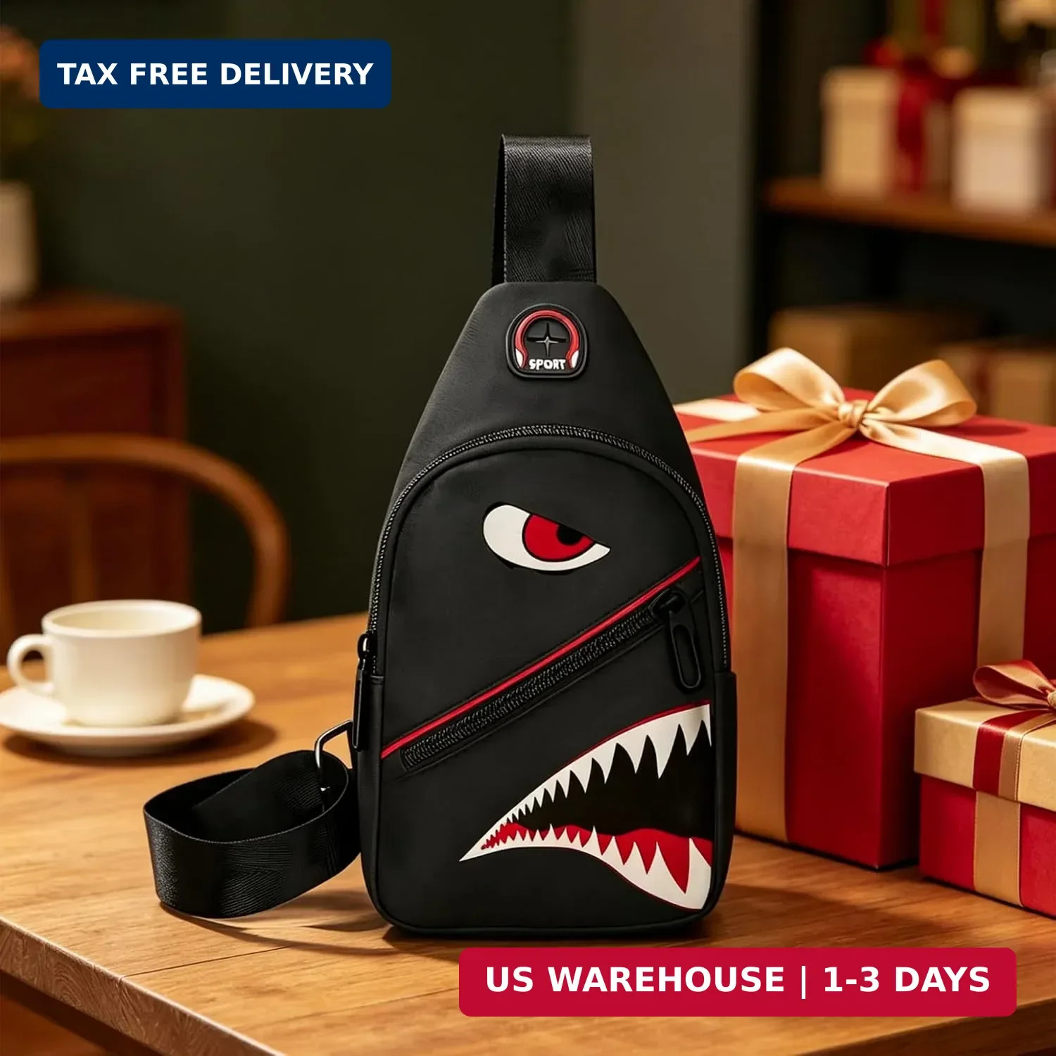 Shoulder Sling Crossbody Casual Chest Bag For Travel Sports Running Outdoor | Tr