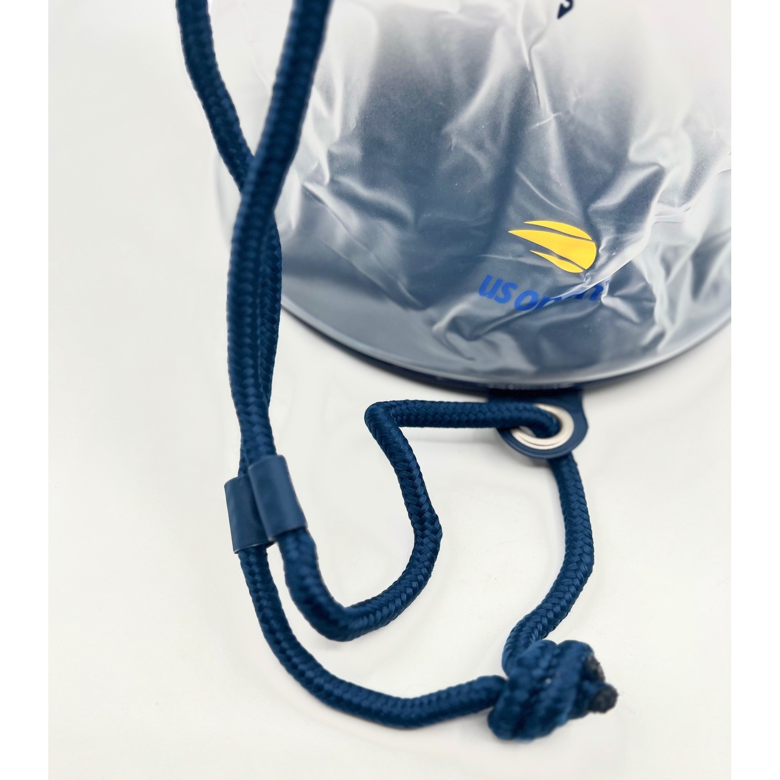 Polo Ralph Lauren US Open White Drawstring Bag Travel Gym Sack White Frost