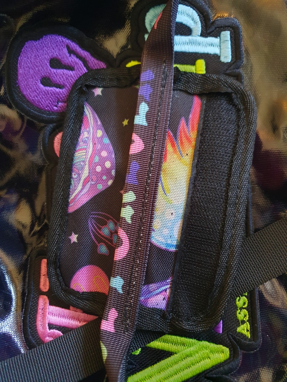 Assholes*s Live Forever “Have a Nice Trip” Duffle Bag – Black/Multicolor