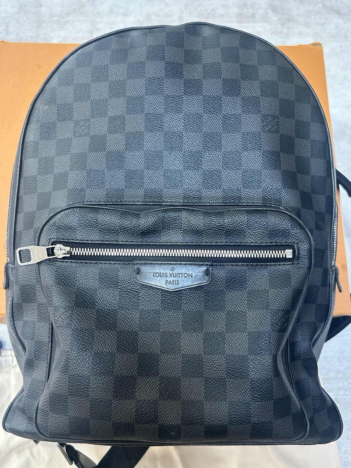 Louis Vuitton Men’s Backpack Graphite Josh w Box & Receipt