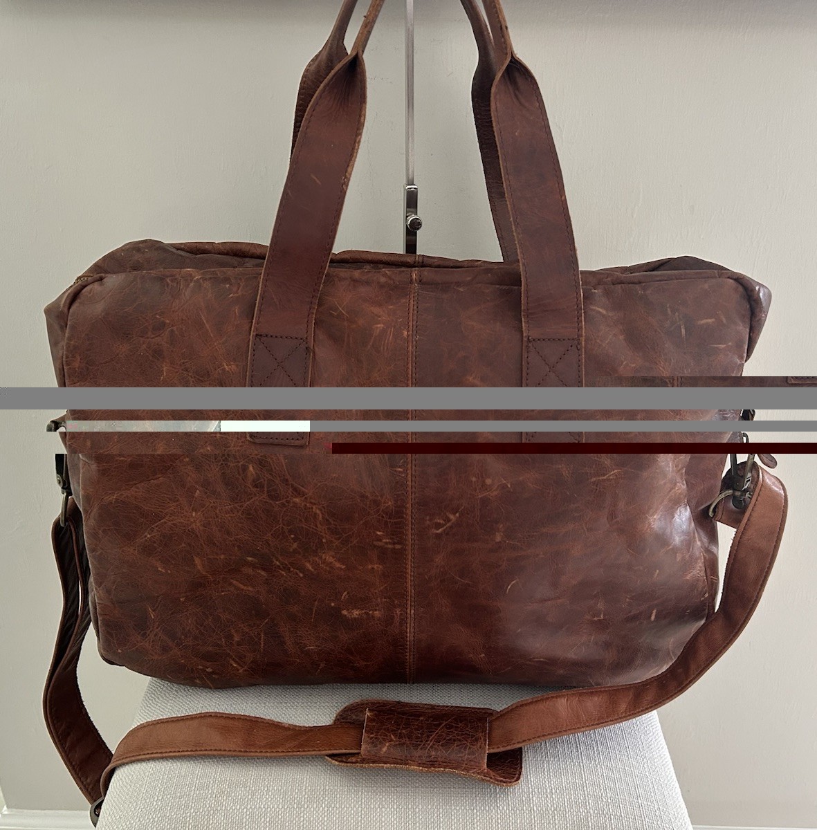 MAHI Leather Duffle Distressed