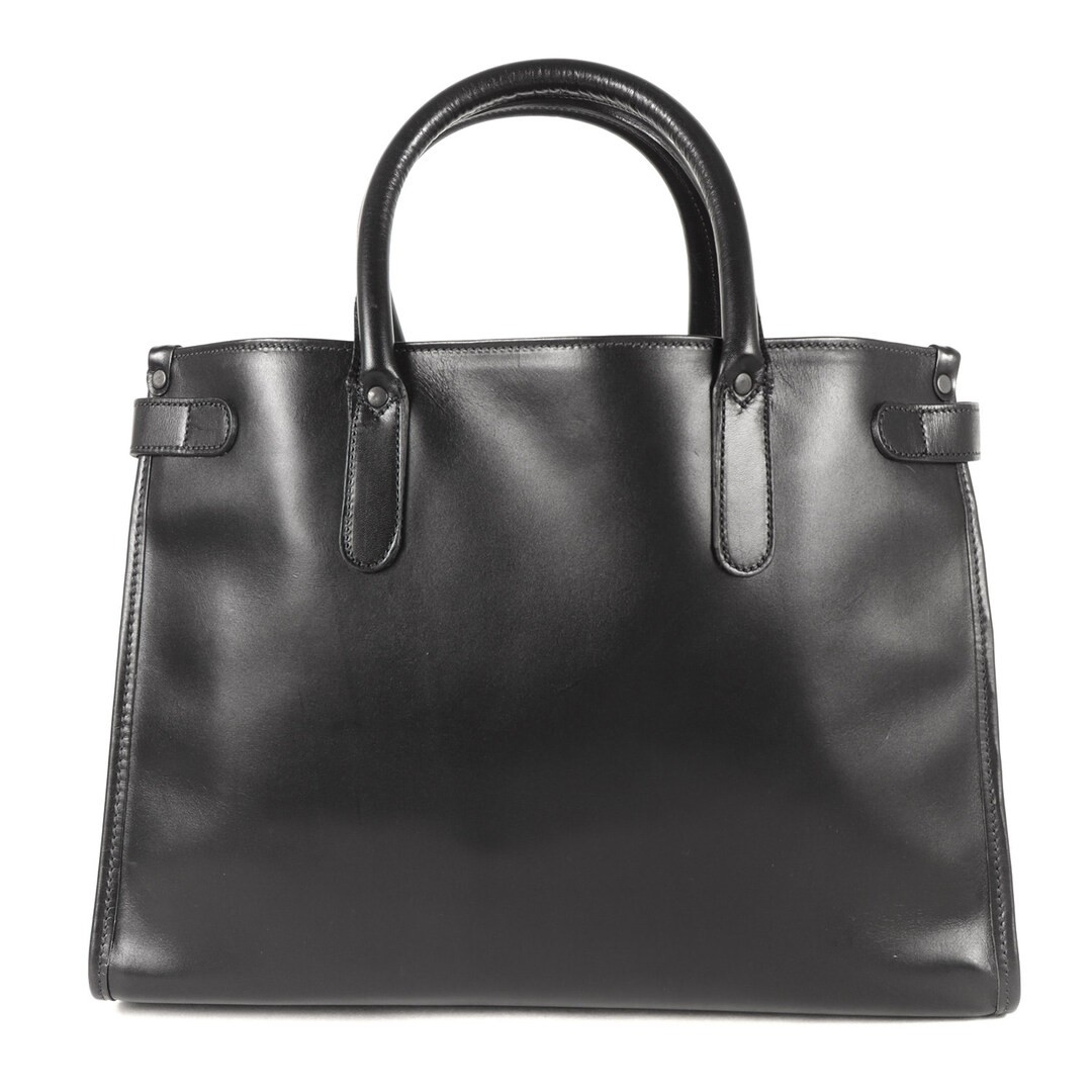 TUSTING Bag Black | Leather Briefcase (Kimbolton) MADE IN ENGLAND Used BEEG-0