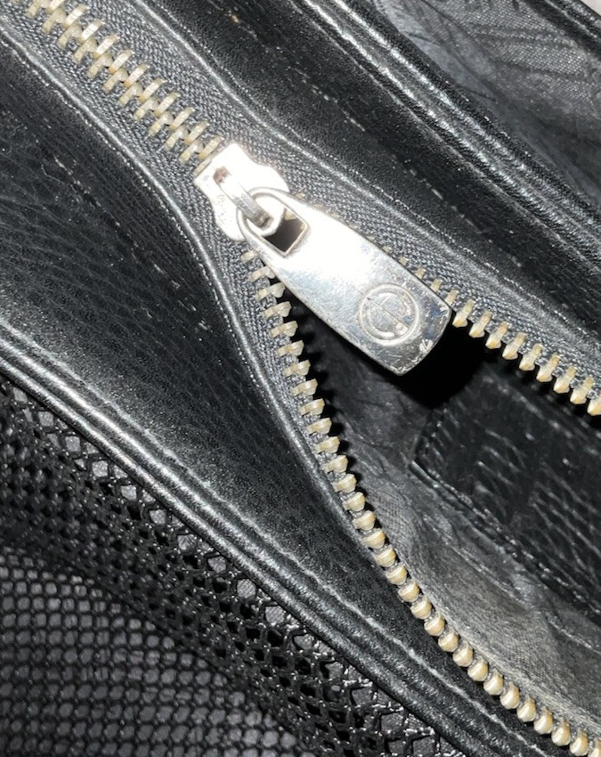 Dunhill Black Leather Messenger Bag Crossbody/Shoulder Bag