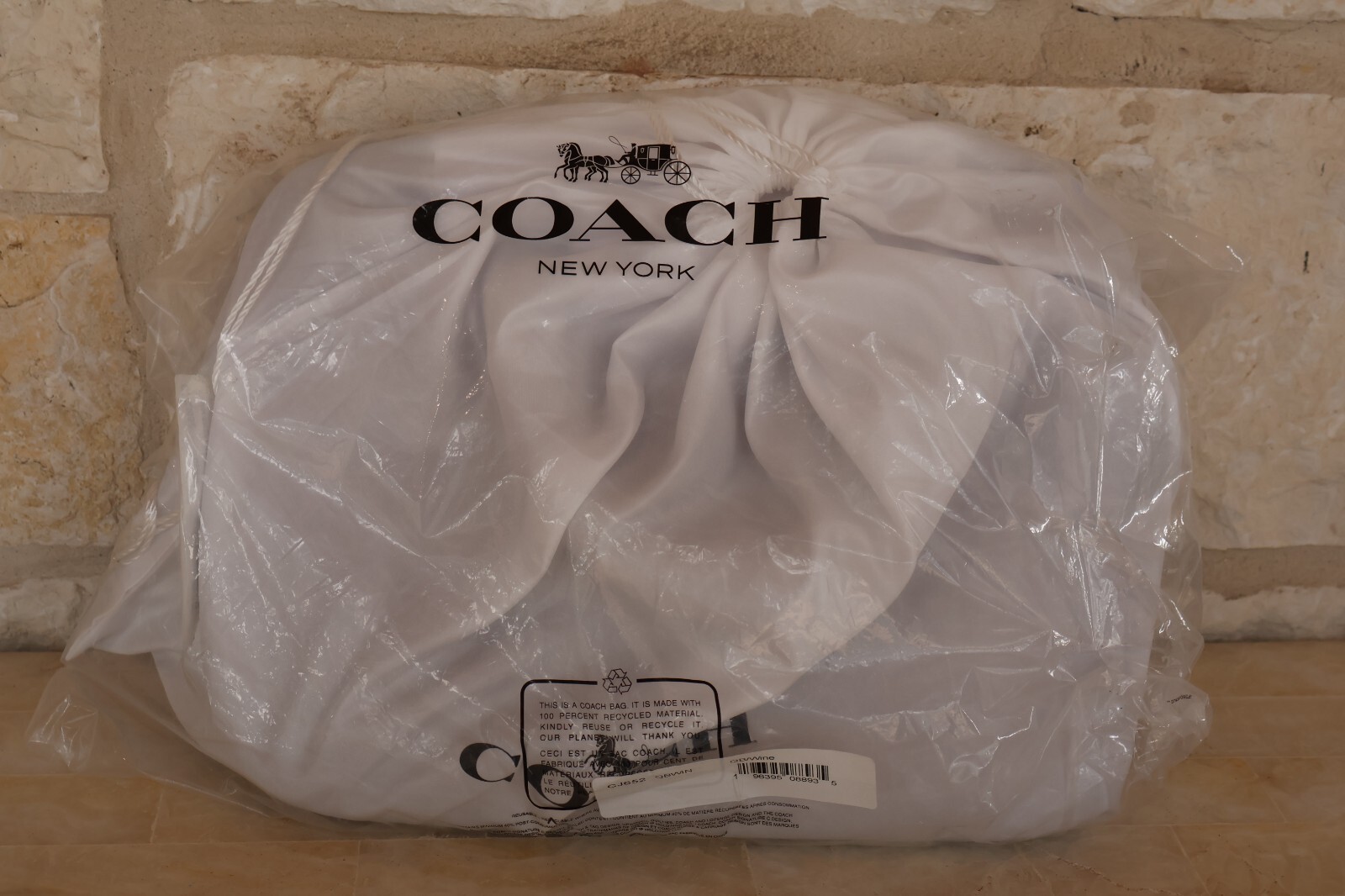 NEW Coach Liam Compact Leather Briefcase Slim Unisex WINE/black nickel Dust bag