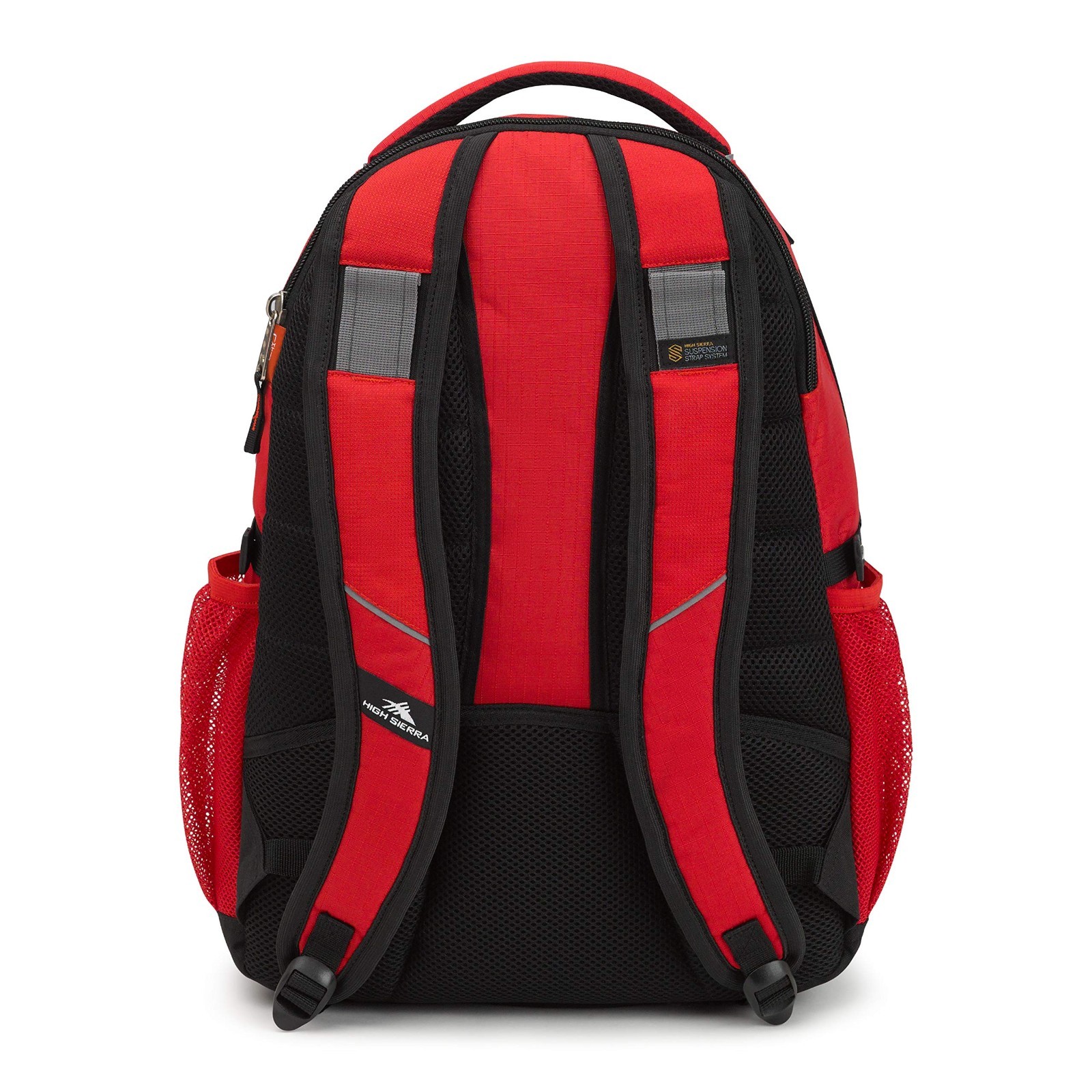 Versatile Laptop Backpack, Crimson/Black, Fits Most 15″ Laptops, Durable & Styli