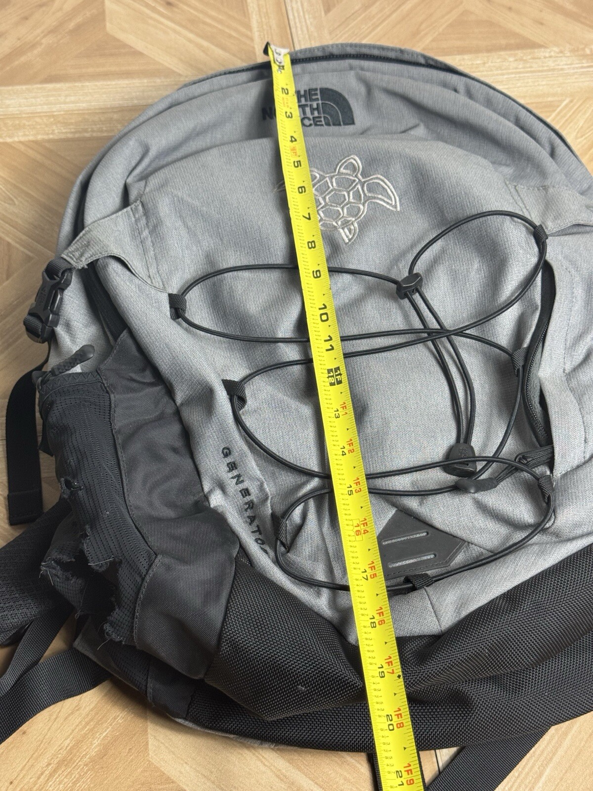 The North Face Generator Backpack Daypack Laptop Grey School Bag (turtle Logo)