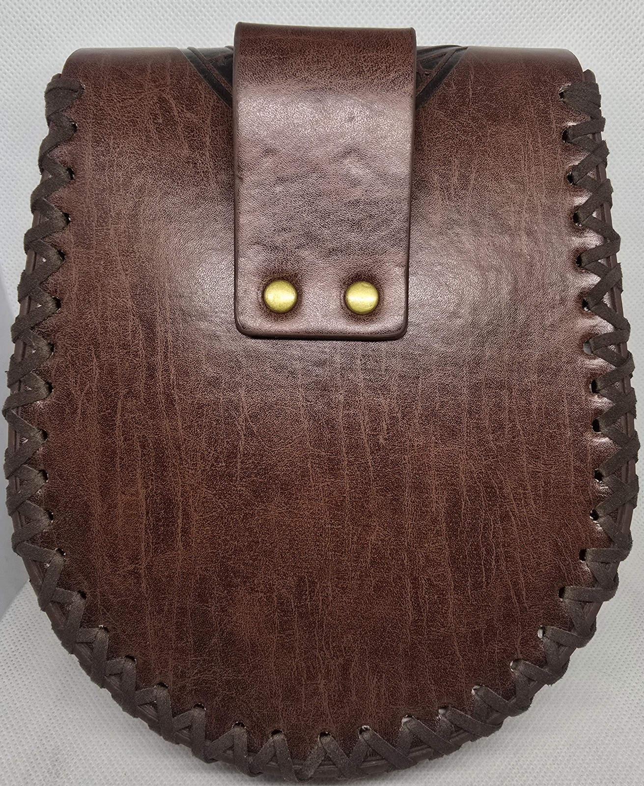 Medieval Cosplay Renaissance Viking Valknut Knight Pirate PULeather Belt Bag