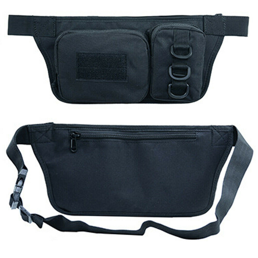 Tactical Fanny Pack Nylon Oxford Military Waist Bag Molle Utility Hip Belt Pouch