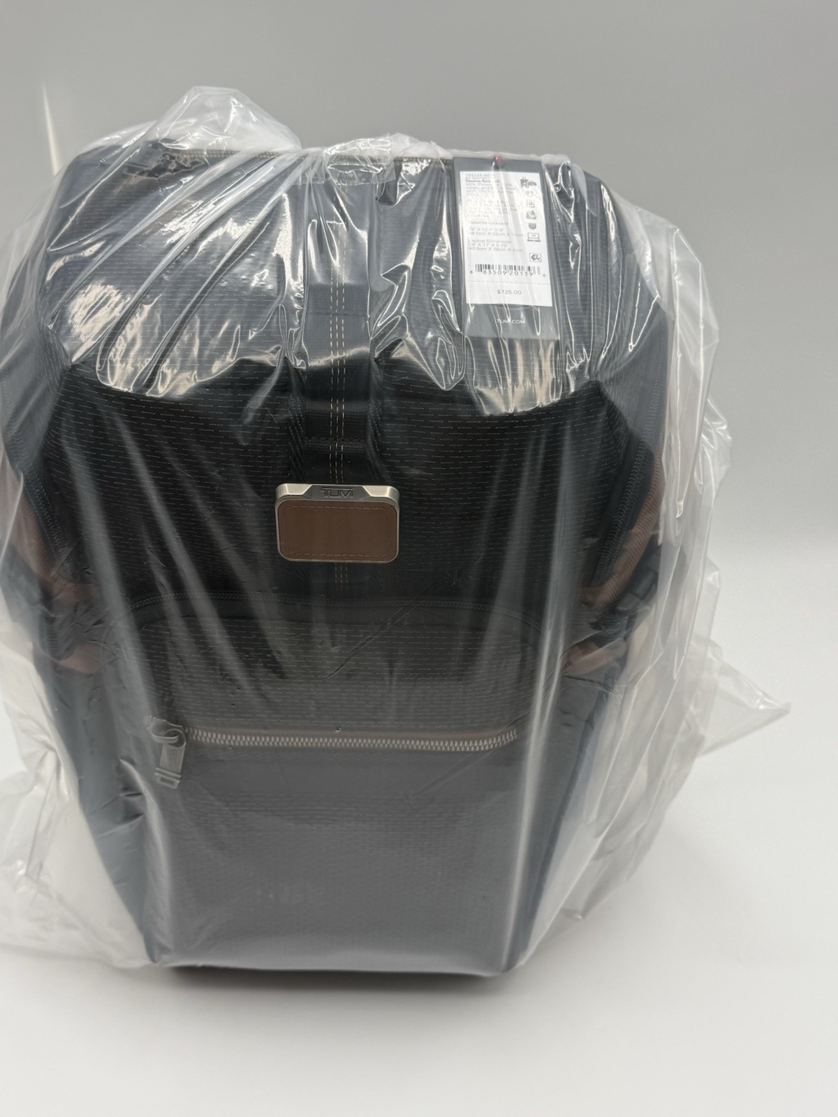 TUMI Alpha Bravo Reserve Backpack Black Onyx Ballistic Nylon Bag NWT $725