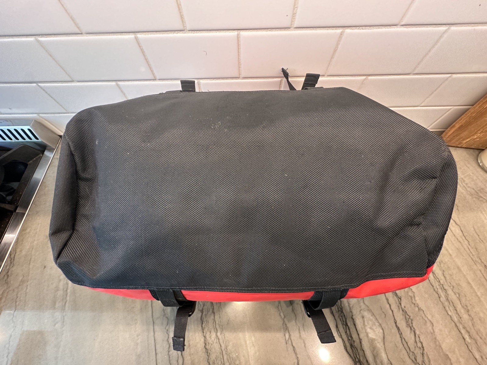 The North Face Base Camp Duffel Bag Small Red, Yellow & Black