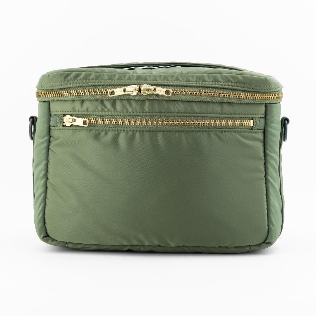 YOSHIDA Kaban Porter TANKER Camera Shoulder Bag Nylon Green 18cm x 25cm from JP
