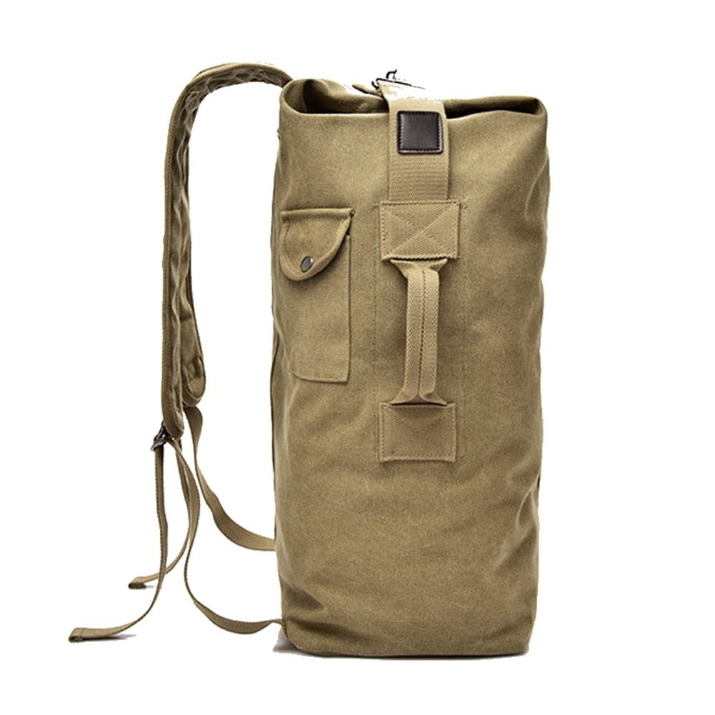 Duffel Bag 55x30x20cm Canvas Tactical Military Top Load – Hiking, Travel, Sports