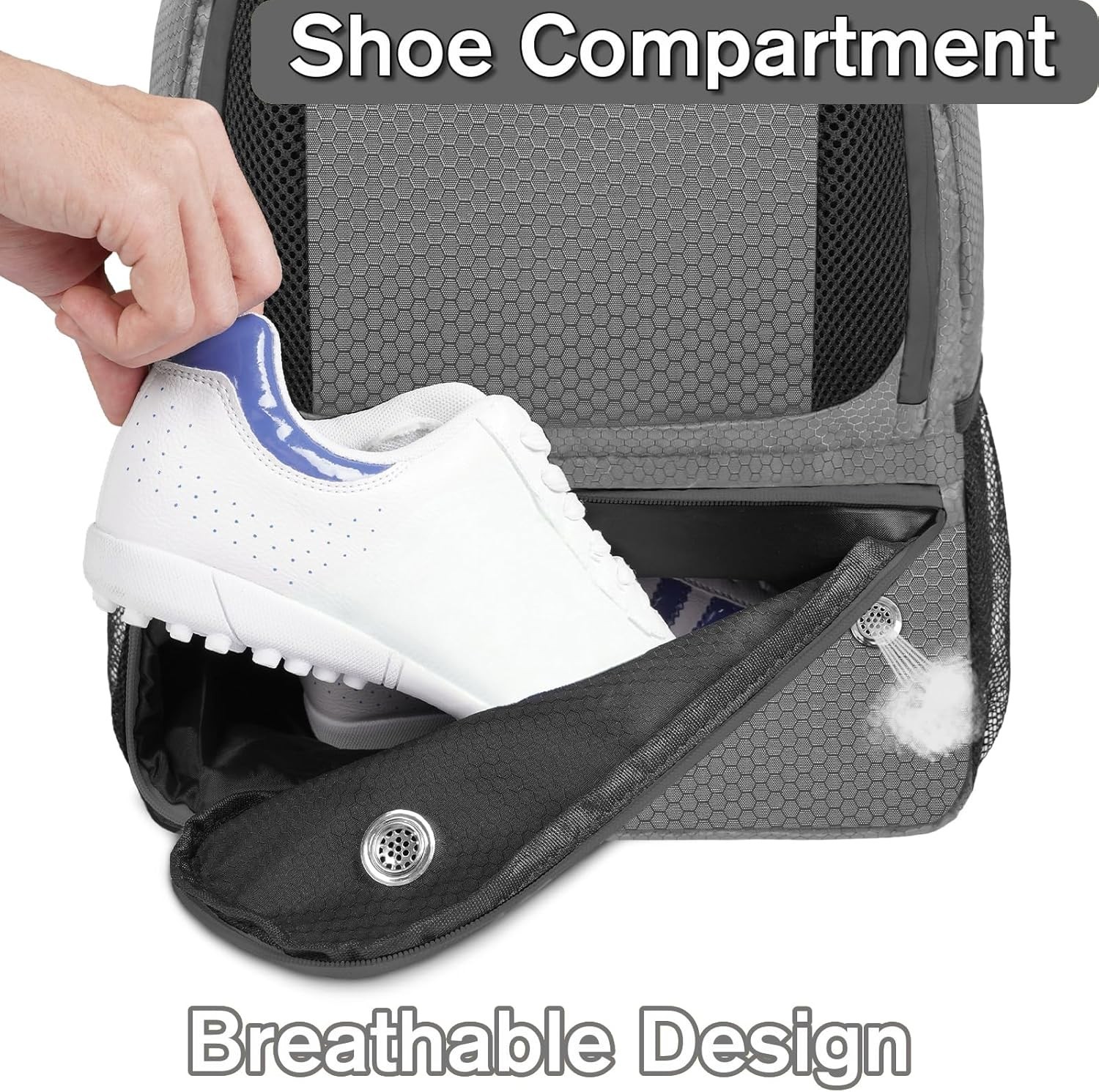 Water-Resistant Soccer & Multi-Sport Backpack – Fits Basketball, Football & More