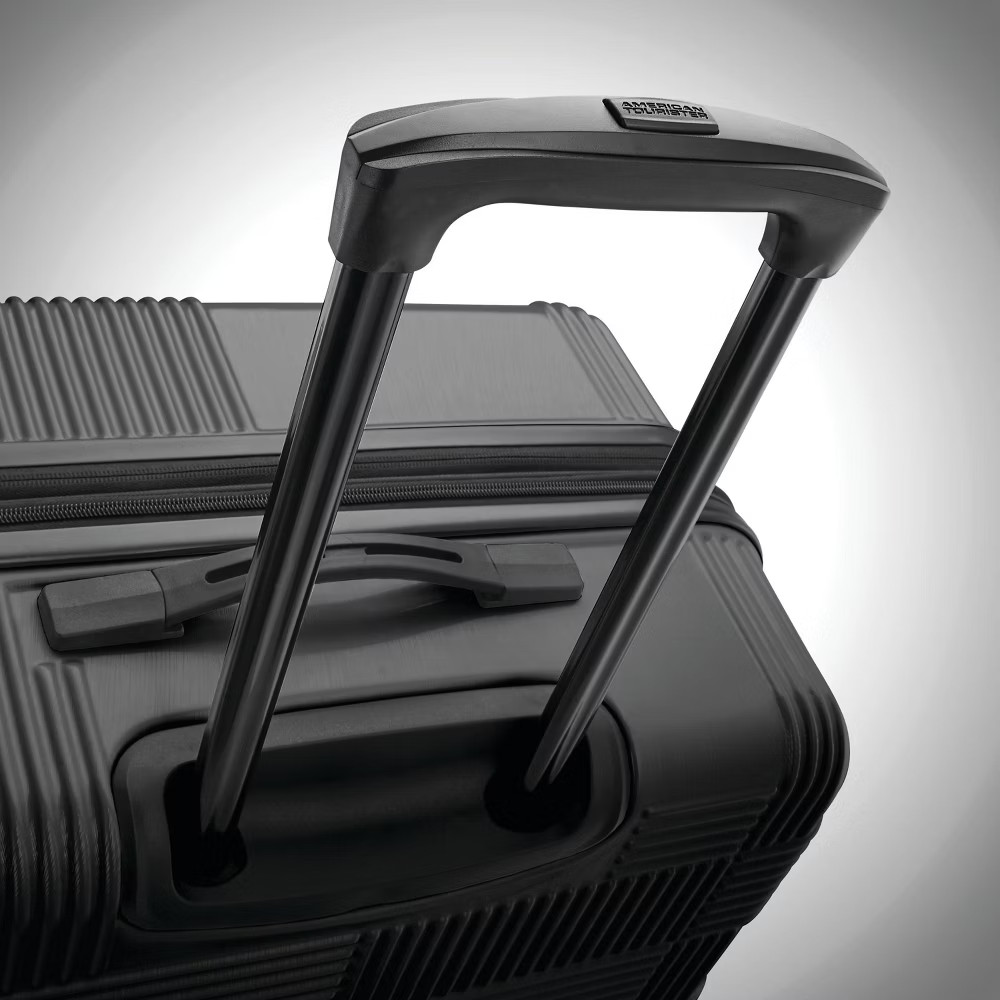 American Tourister Luggage Suitcase Carry On 20″ Spinner Hardside Zip, Black