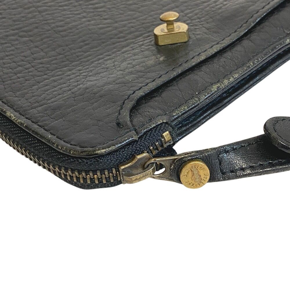 Authentic Burberrys Vintage Leather Men’s Black Shoulder Bag – Damaged, 37cm Wid