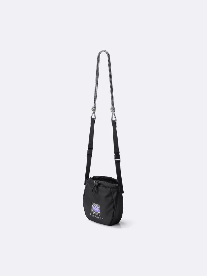 GU x POKEMON Pikachu Ditto Black Shoulder Bag Pouch