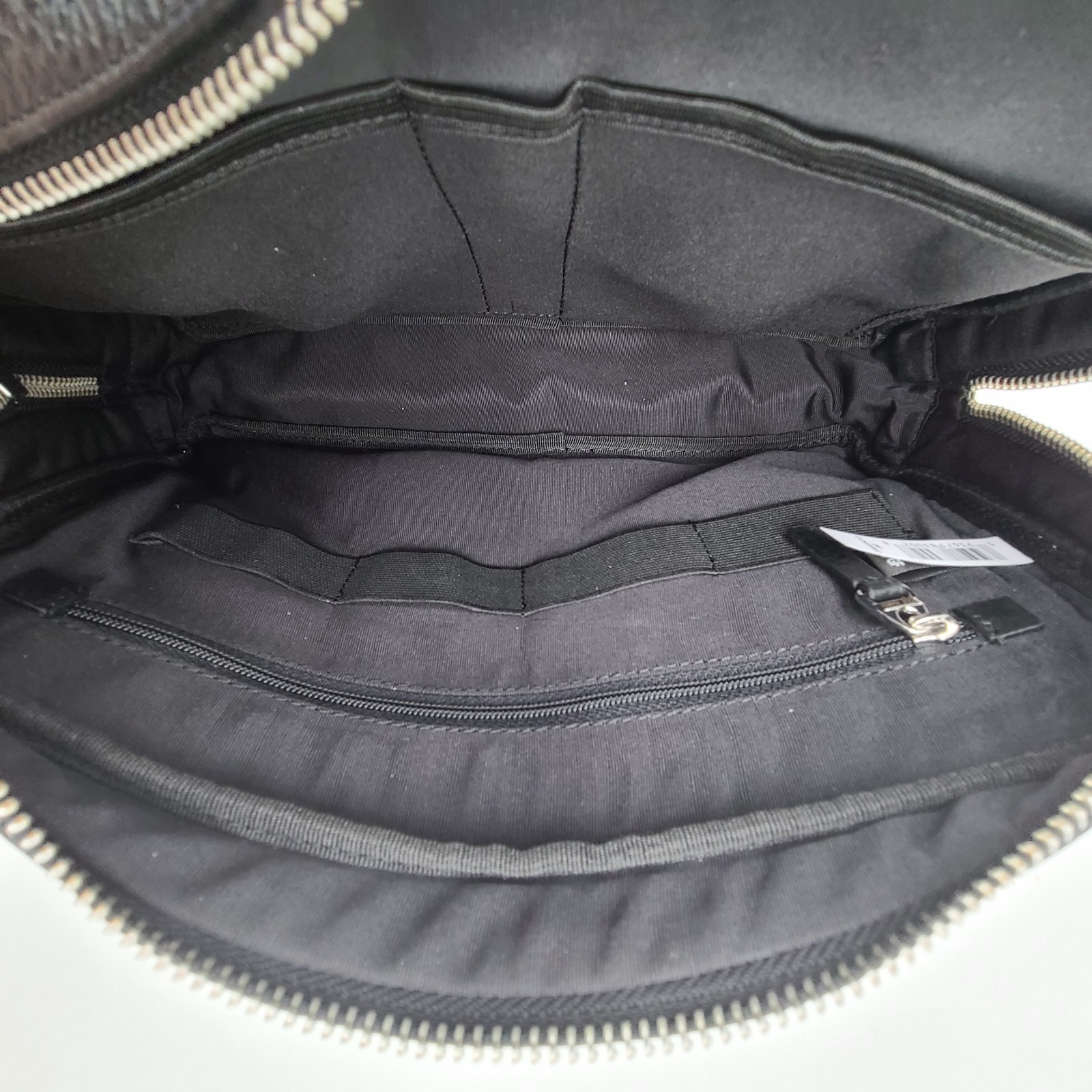 NEW Cole Haan Men’s Two Tone Top Zip Leather Toiletry Bag & Passport RFID Wallet