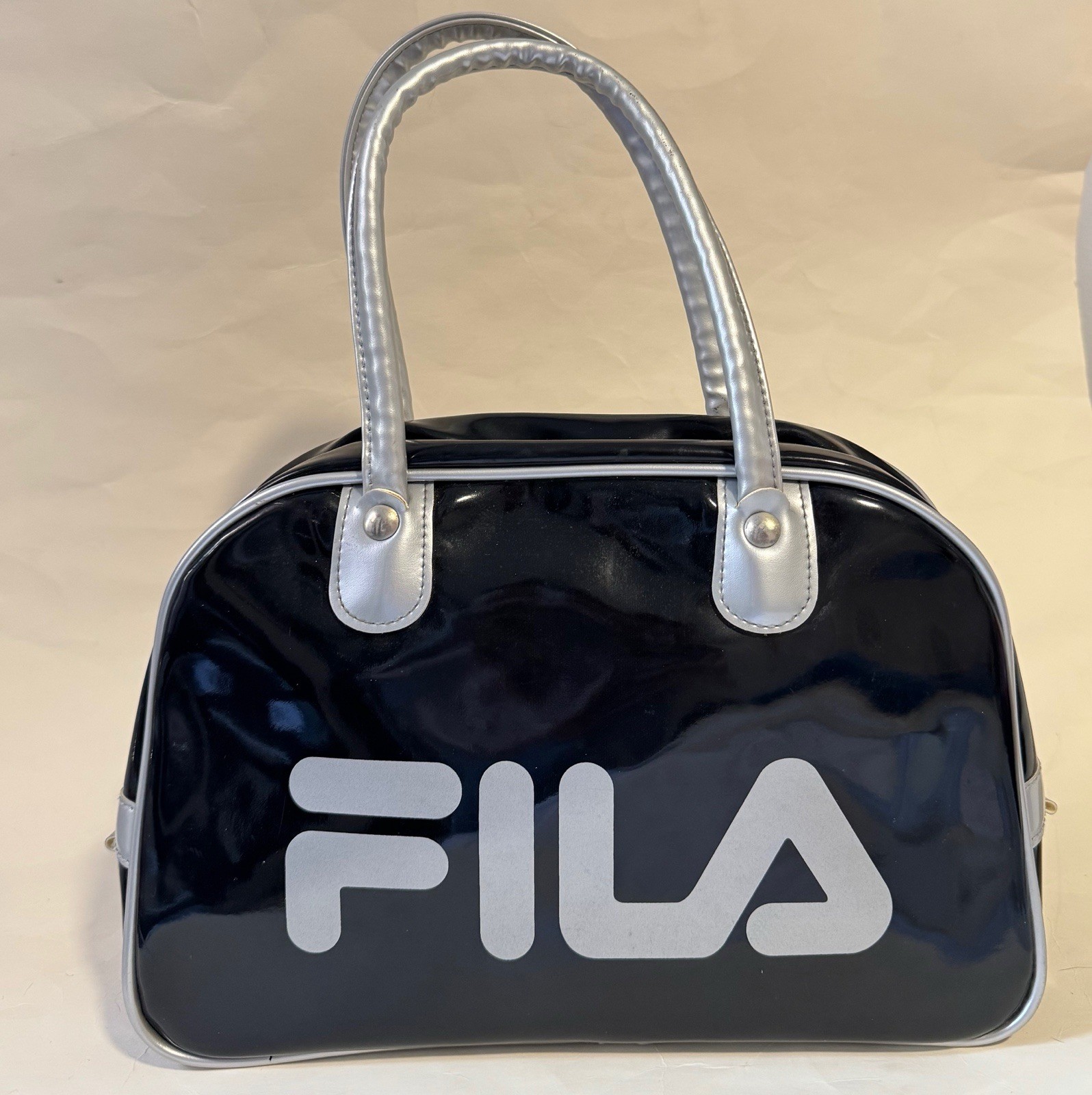 Fila Bag Y2K Vintage Black / Gray Vintage Sporty Handbag