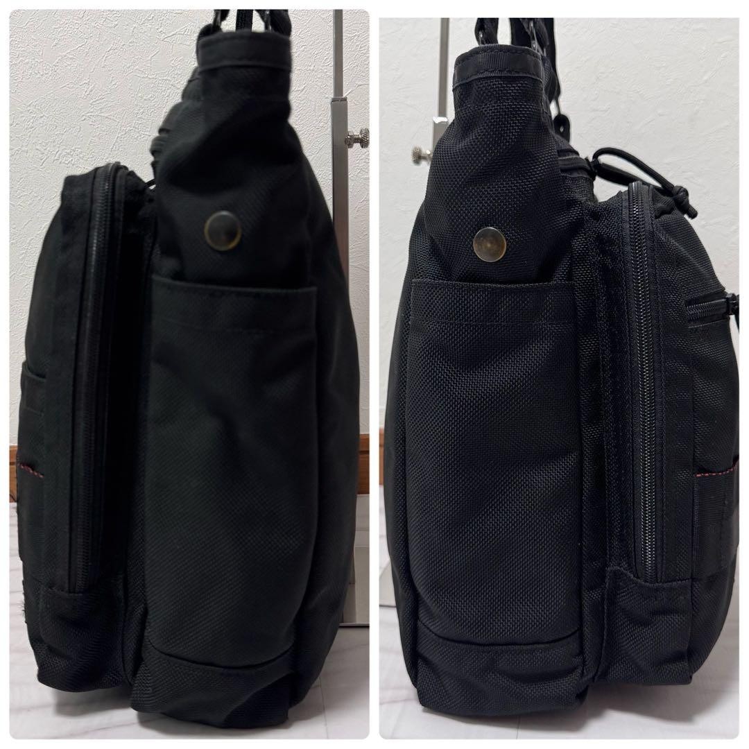 BRIEFING BRF300219 BS TOTE TALL Black Ballistic Nylon A4 Tote Made in USA