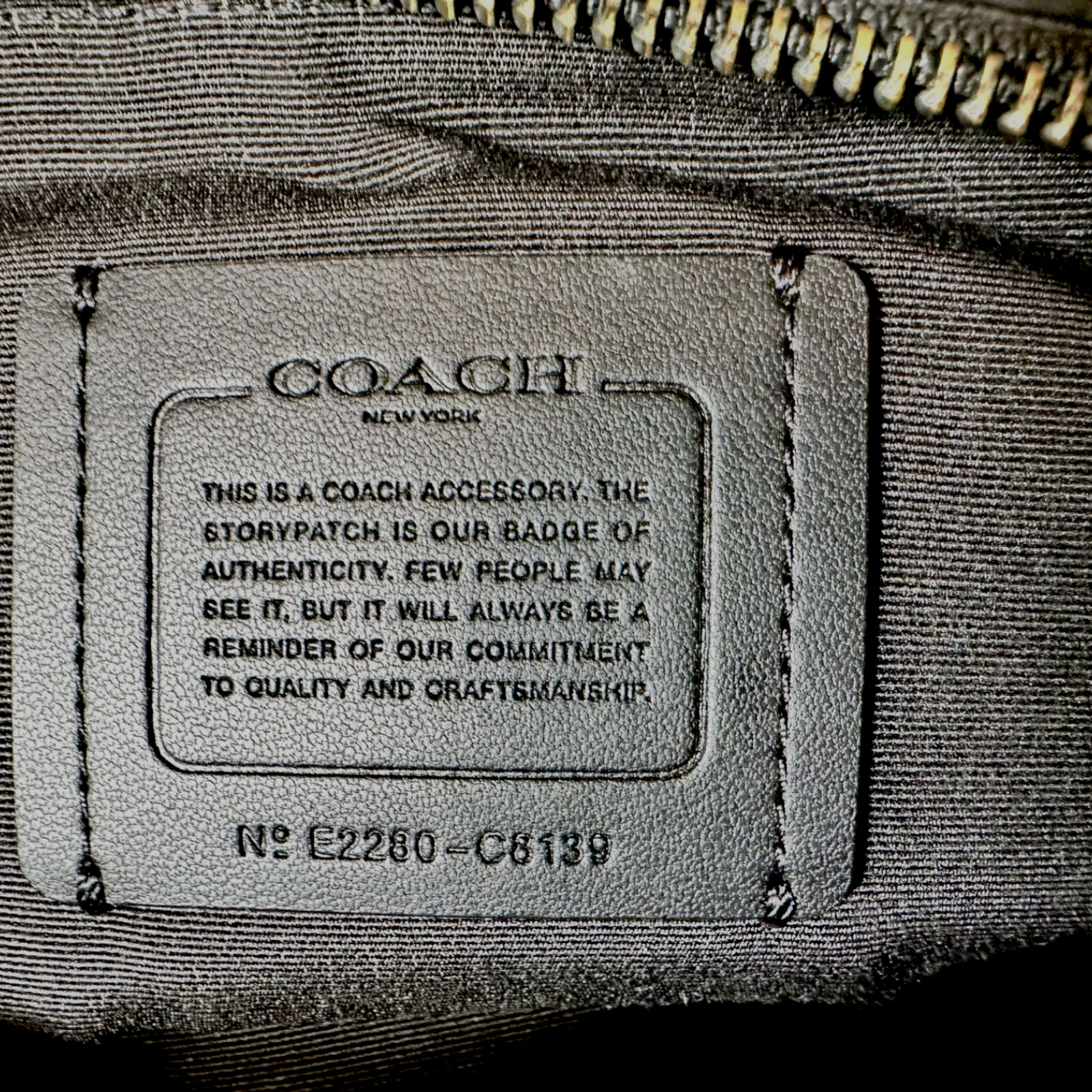 Coach Heritage Convertible Crossbody Hybrid Pouch Black Leather Adjustable Strap