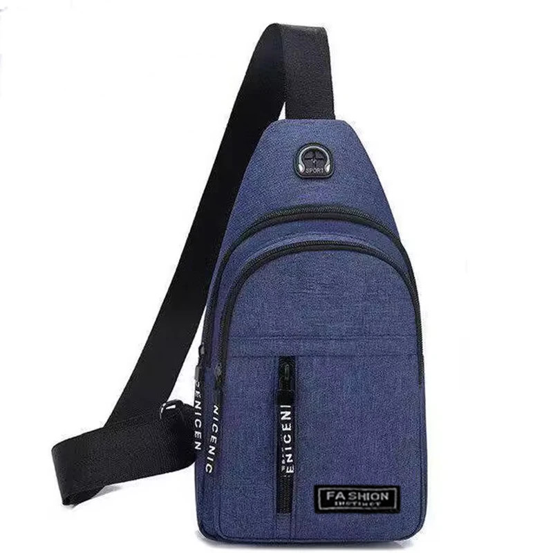 New Multifunctional Chest Bag Men’s Fashion Trend Oxford Cloth Shoulder Bag