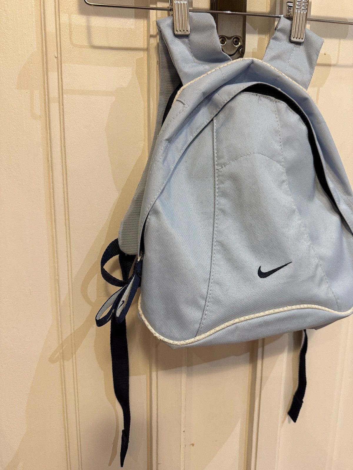 Nike Mini Backpack – Baby Blue Y2K Aesthetic – 30×30 cm