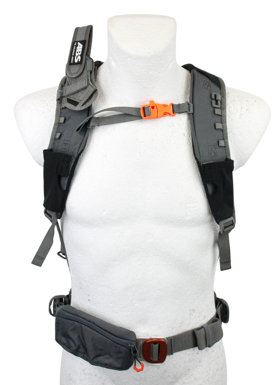 ABS s.LIGHT Compact Zip-On 15 Bag Men’s 15L Ski Snowboard Safety Blue Backpack