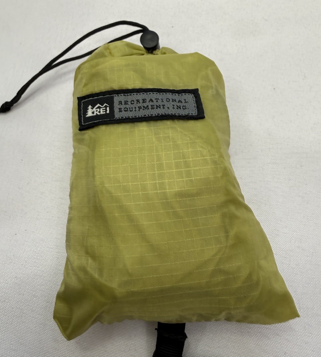 REI Packable Lightweight Nylon Tote Purse Bag Foldable Travel Weekend Green