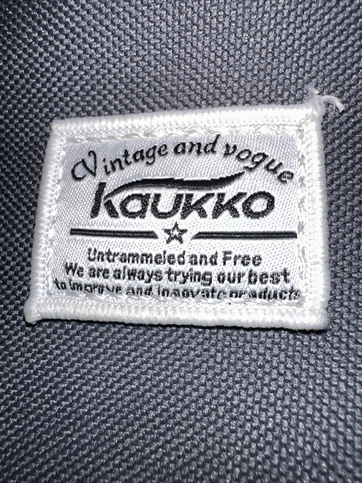 REAL! Kaukko Back Pack Vintage And Vogue Red Striped Lining Very Nice Large Size