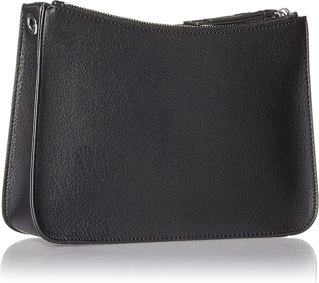Calvin Klein Sonoma Bubble Lamb Novelty Messenger Crossbody Black/Silver *NEW*