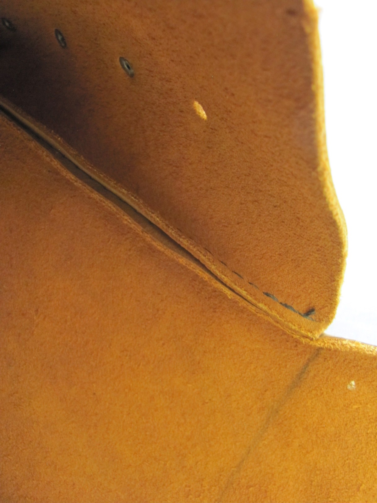 Hand Made Brown Leather Rustic Bag/Tote 12 Gauge Trim Pieces 15″T, 14″W, 1.5″D
