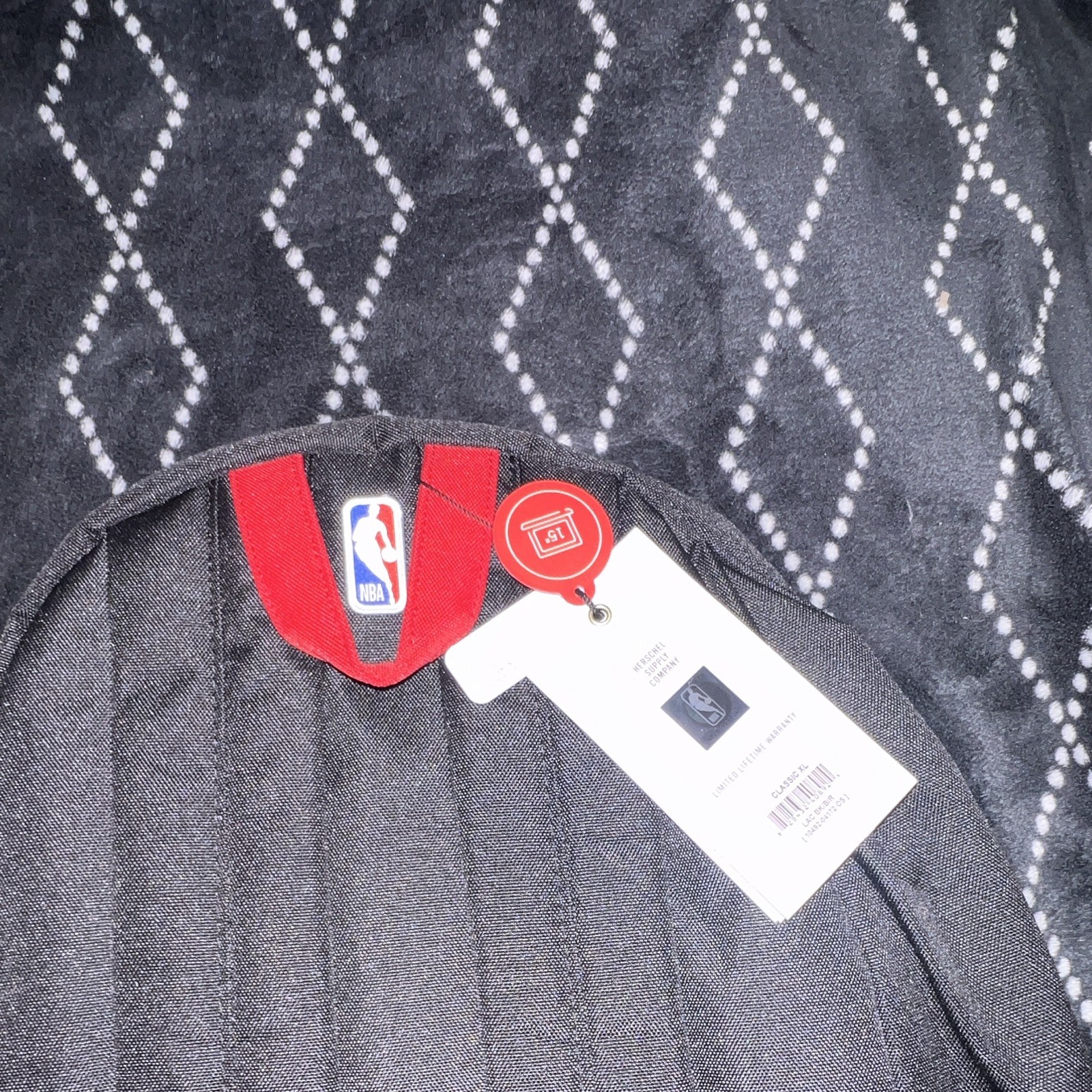 HERSCHEL NBA LA CLIPPERS BASKETBALL BACKPACK 100% AUTHENTIC -size Laptop 15” New