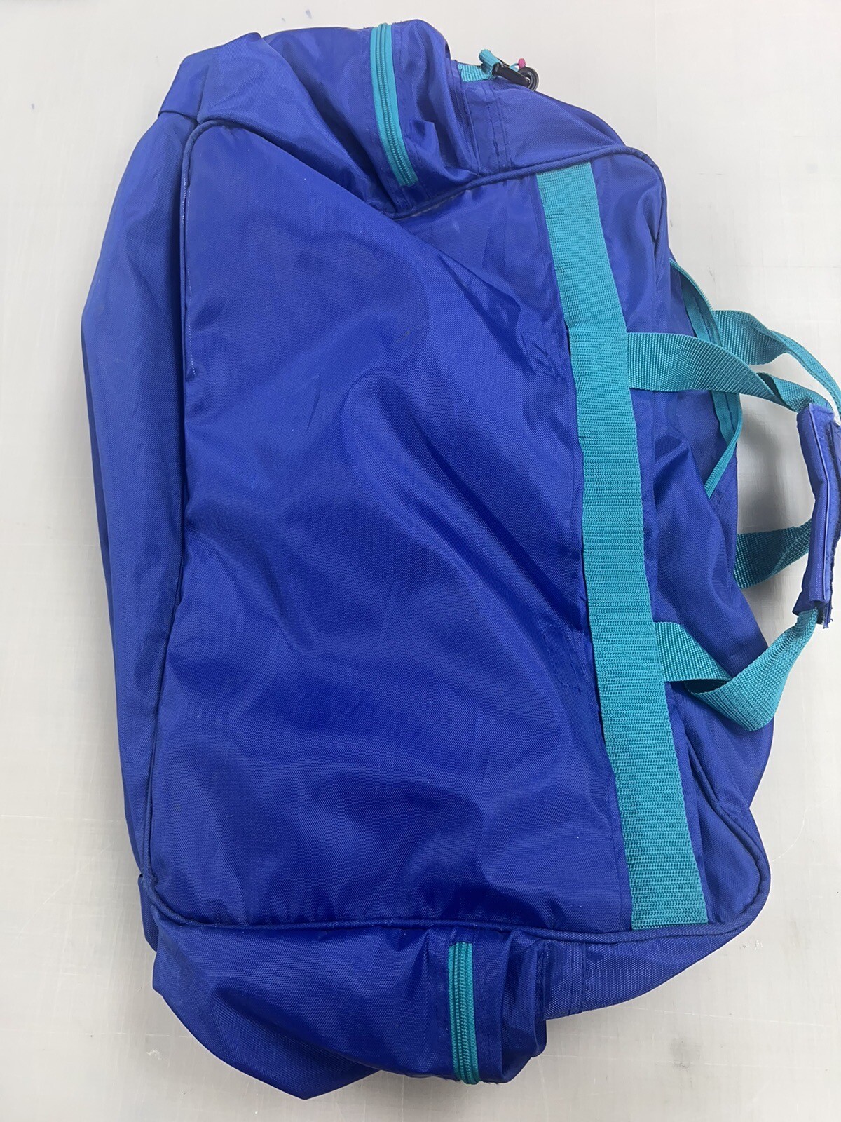 Vintage 1990s DUNLOP Cross Training Multi Color Duffel Gym/Travel Bag Sports