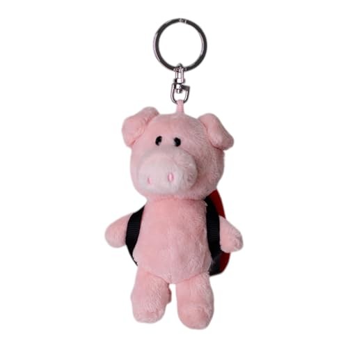Niki OUTDOOR PRODUCTS Pink Pig Keychain 10cm Orange Kids’ Backpack W4 x D6 x