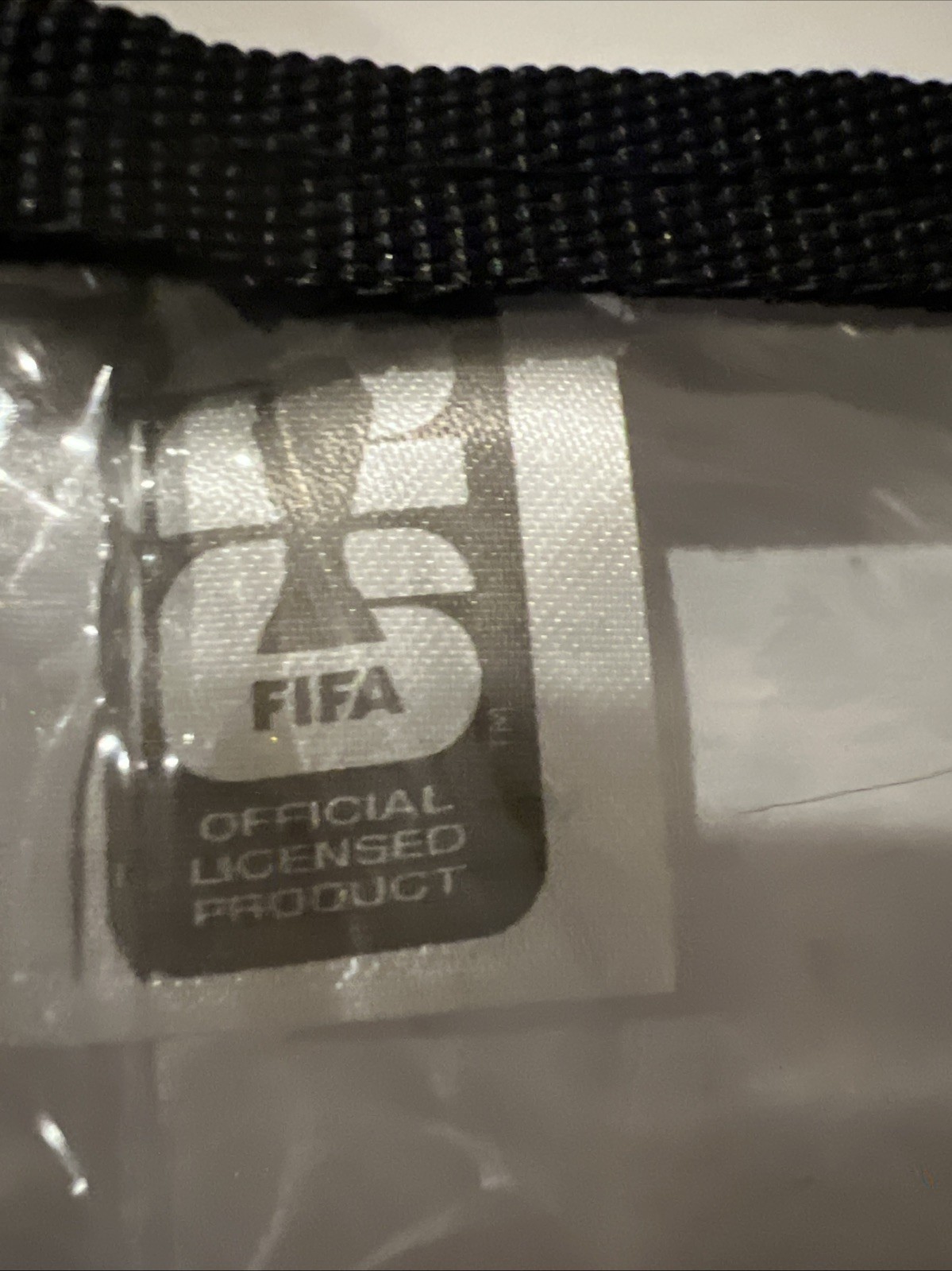 Official FIFA World Cup Clear Tote Bag, Black Straps, CAN MEX USA
