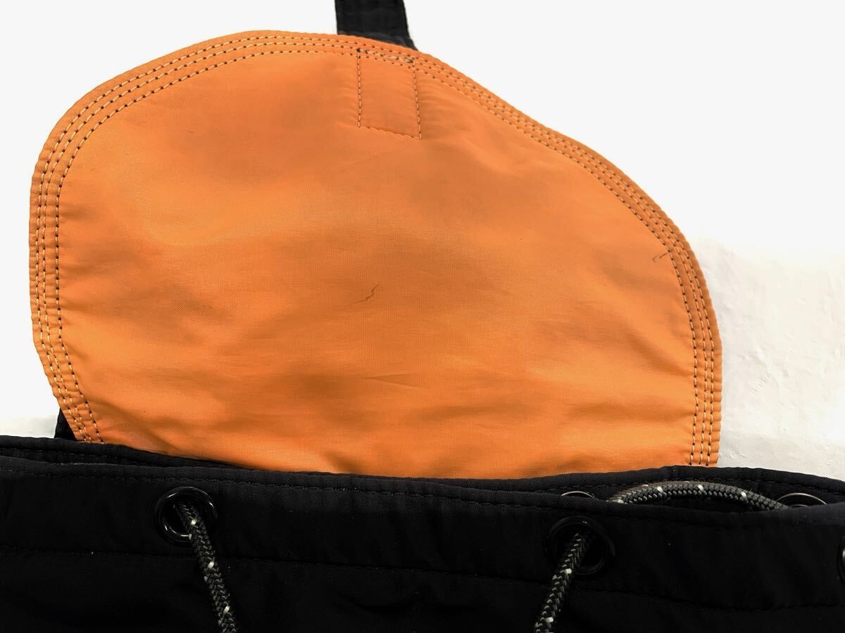 PORTER Yoshida Kaban Tanker Backpack Rucksack Black Nylon Bag Height 37cm Width