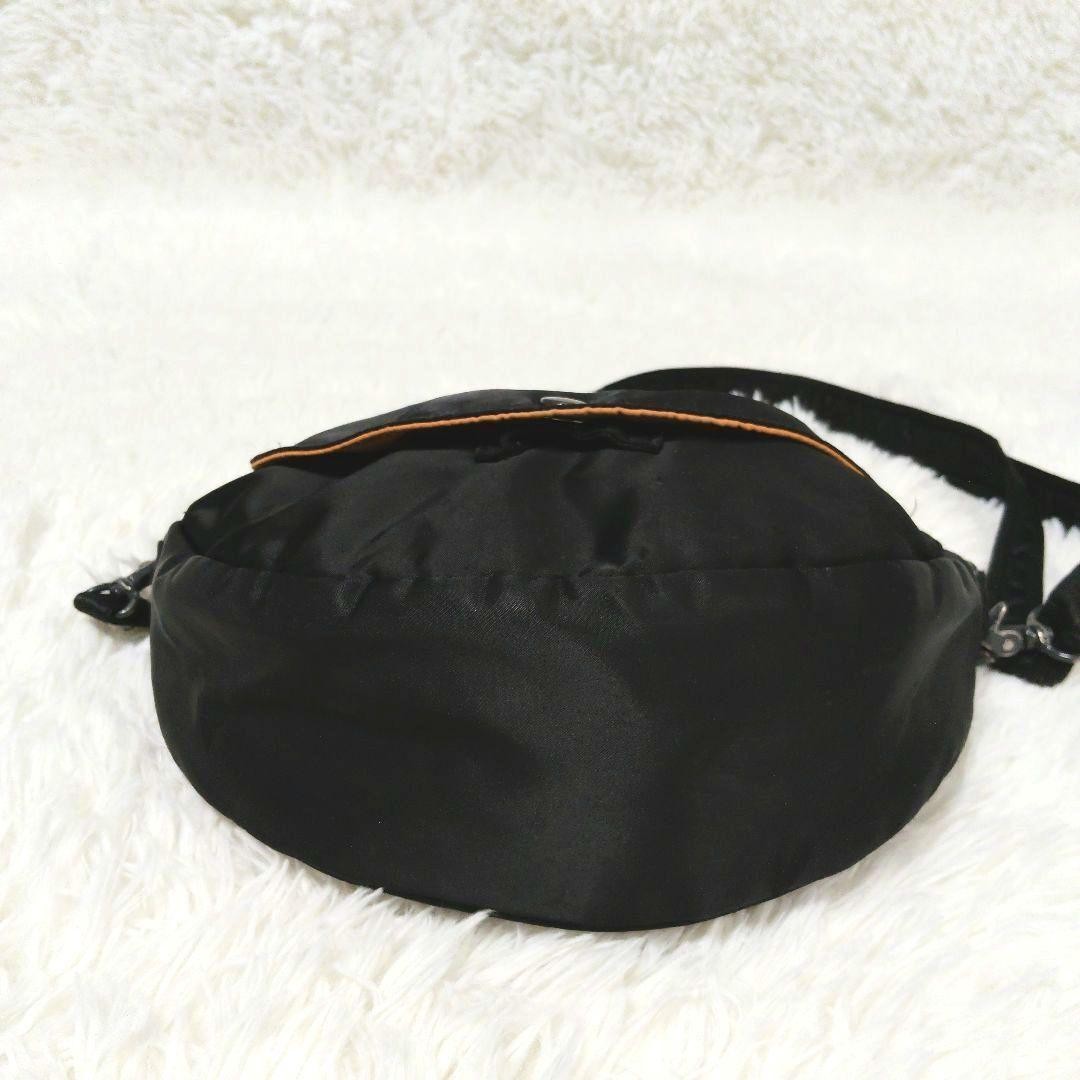 Authentic PORTER TANKER Oval Shoulder Bag Nylon Black 18cm x 25cm x 9cmPorter
