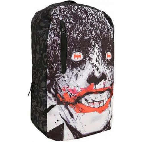 Batman Joker Face Back Pack School Backpack Travel Bag Official DC Comics – NEW