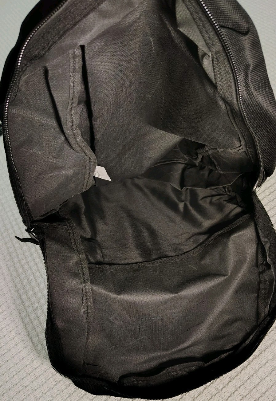 Trailmaker Classic 17 Inch Black Backpack Padded Outdoors Hiking Fishing Nature