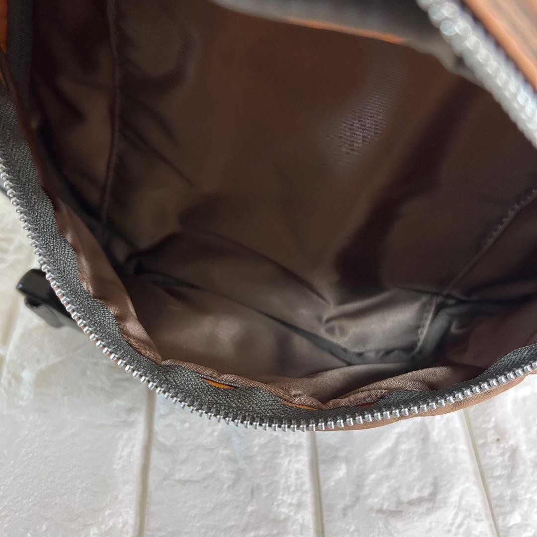 Authentic Porter Yoshida Bag Body Waist Bag Brown 20x37cm Excellent Condition